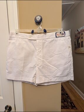 Men's White Bermuda Shorts - Clean Classic Style